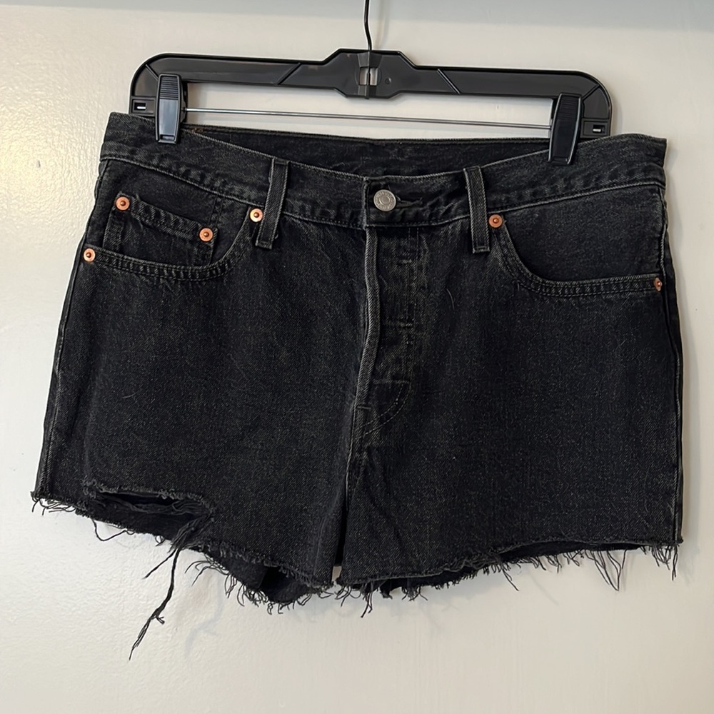 Levi's 501 button fly shorts